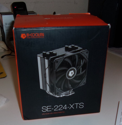 NEW ID-Cooling CPU Cooler Fan SE-224-XT Black Version  Universal