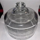 Vtg Anchor Hocking Clear Glass Dome Cloche 6"