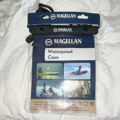 Magellan Outdoors Waterproof Clear Pouch Case, Touchscreen Compatible, Lanyard