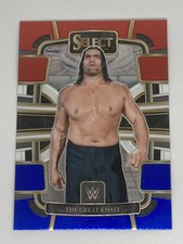THE GREAT KHALI #51 - 2024 Panini Select WWE - Red White & Blue Concourse 