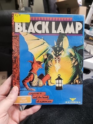 Vintage Commodore Game Black Lamp Rainbird CBM NOS Sealed T-29