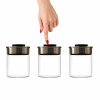 Vakuum Vorratsdosen Glas 3Er Set 700Ml VorratsgläSer Vakuumdeckel Luftdicht