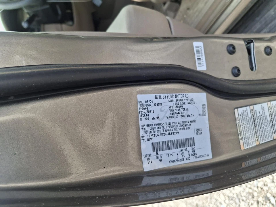 Motor soplador de climatización delantero usado se adapta a: Ford Explorer 2004 4 puertas exc. Sport Trac delantero Foto 3 de 4