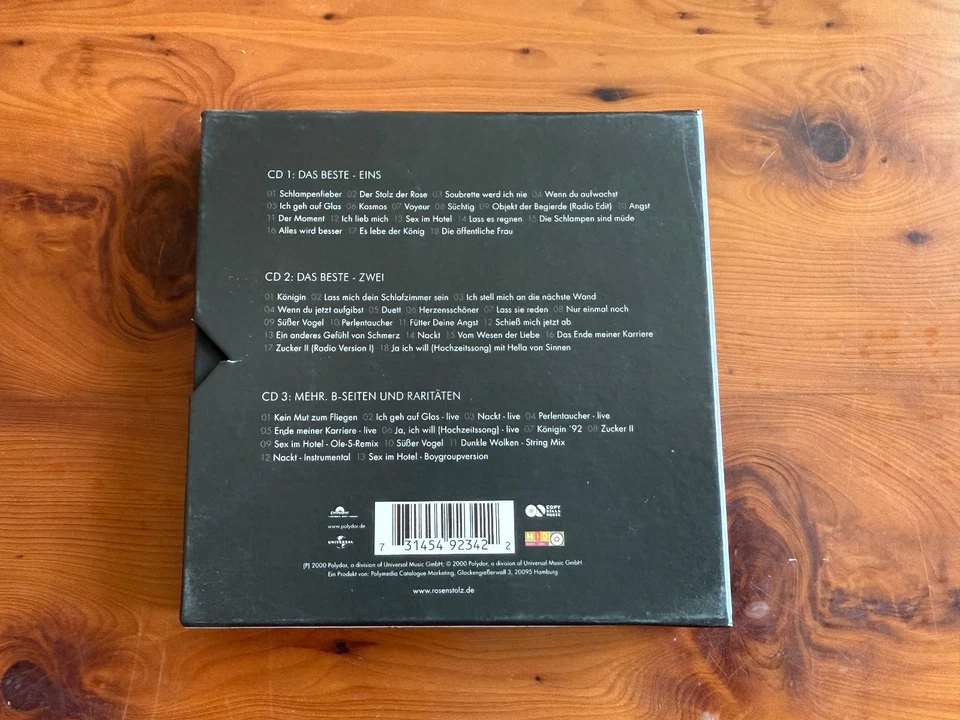 Rosenstoz / Stolz der Rose - Das Beste und mehr / Limited Box / 3 x CD - Bild 2 von 3