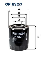 ÖLfilter Filtron OP 632/7 Anschraubfilter FüR Sorento KIA Hyundai TQ JC M26X1.5