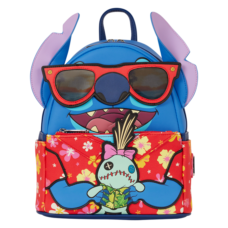 SDCC Exclusive Loungefly Stitch Vacation Mini Backpack Limited Edition