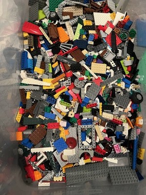 Bulk LEGO LOT 5 lbs bag of Bricks, parts, Pieces, Tires accessories five pound
