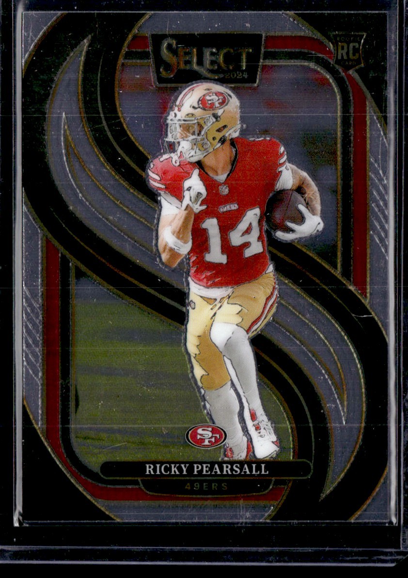 RICKY PEARSALL 2024 PANINI SELECT PREMIER LEVEL RC SAN FRANCISCO 49ERS #173