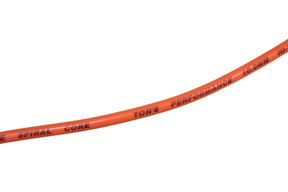 Cables de bujía Ton's Orange 10 mm Harley Davidson 17-23 M8 Road King Glide FLHX Foto 3 de 4