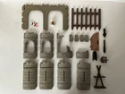 Vintage Playmobil Medieval Castle  Parts Lot Walls Ruins Arch 4300, 3666, 3665