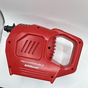 FAST Rechargeable QUICKpump Portable Camping Air Pump Inflator/Deflator Red