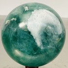 4360G Natural green fluorite Quartz Sphere Crystal Energy Ball Reiki Healing — photo 9