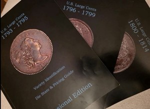 US Large Cents 1793-1814 Pro edition 3 Volume Set By Robert Powers (Gently Used)