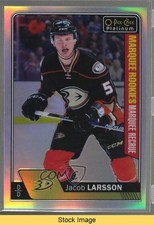 2016-17 O-Pee-Chee Platinum Marquee Rookies Rainbow Jacob Larsson #169 READ 0e3