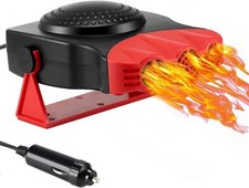 Leaflai 2025 12V Car Heater, 2 in 1 New 150W Plug in Cigarette Lighter Fast