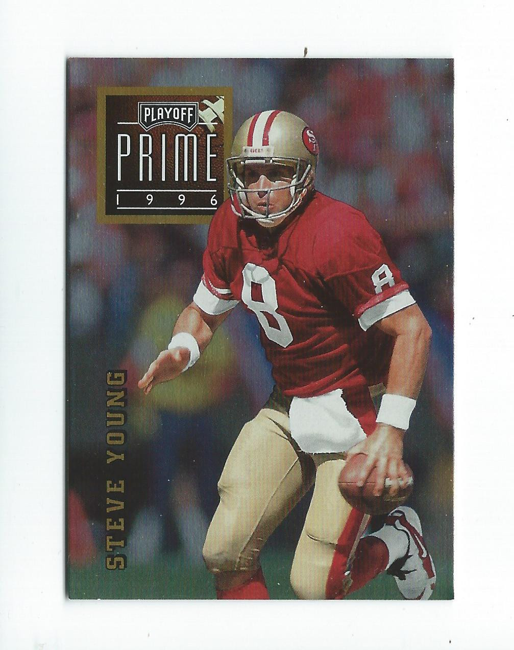 DEAD STOCK NFL 90s 当時物　49ers　スティーグヤング　額 1996 Playoff Prime #194 Steve Young 49ers | eBay