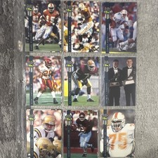 Classic 1992 NCAA Football Card Lot 30+ Draft Picks Howard Maddox Pickens Auto