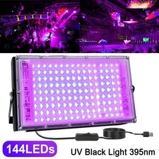 UV Light Bar Blacklight 395 nm Ultraviolet 144 LEDs Floodlight USB Stage DJ Lamp