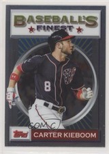 2020 Topps Finest Flashbacks Carter Kieboom #135 te2