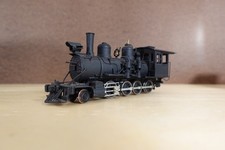 Vintage Brass Steam Engine Train, 2-8-0, Stea...