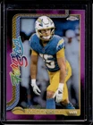 2025 Topps Chrome Ladd McConkey Pink Refractor (RAW)