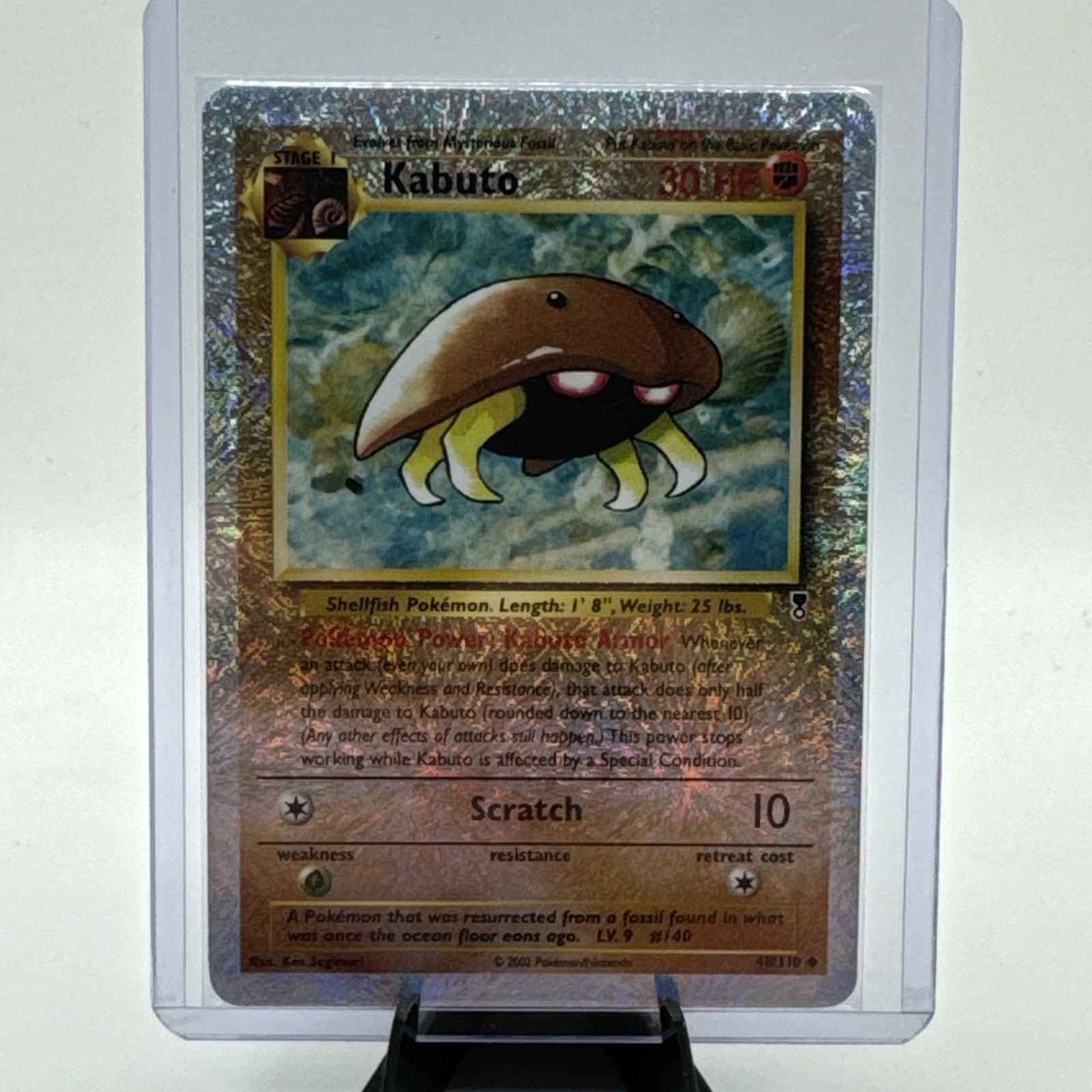 Kabuto 2002 Pokemon Legendary Collection Reverse Holo #48 NM