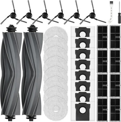 34Pcs Accessories Kit for Dreame L40 Ultra X40 Ultra X40 Master Mova P10 P50