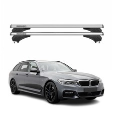 Menabo Dachträger Grundtäger für BMW 5er G31 Touring 2017-2025 Alu Silber 2 tlg