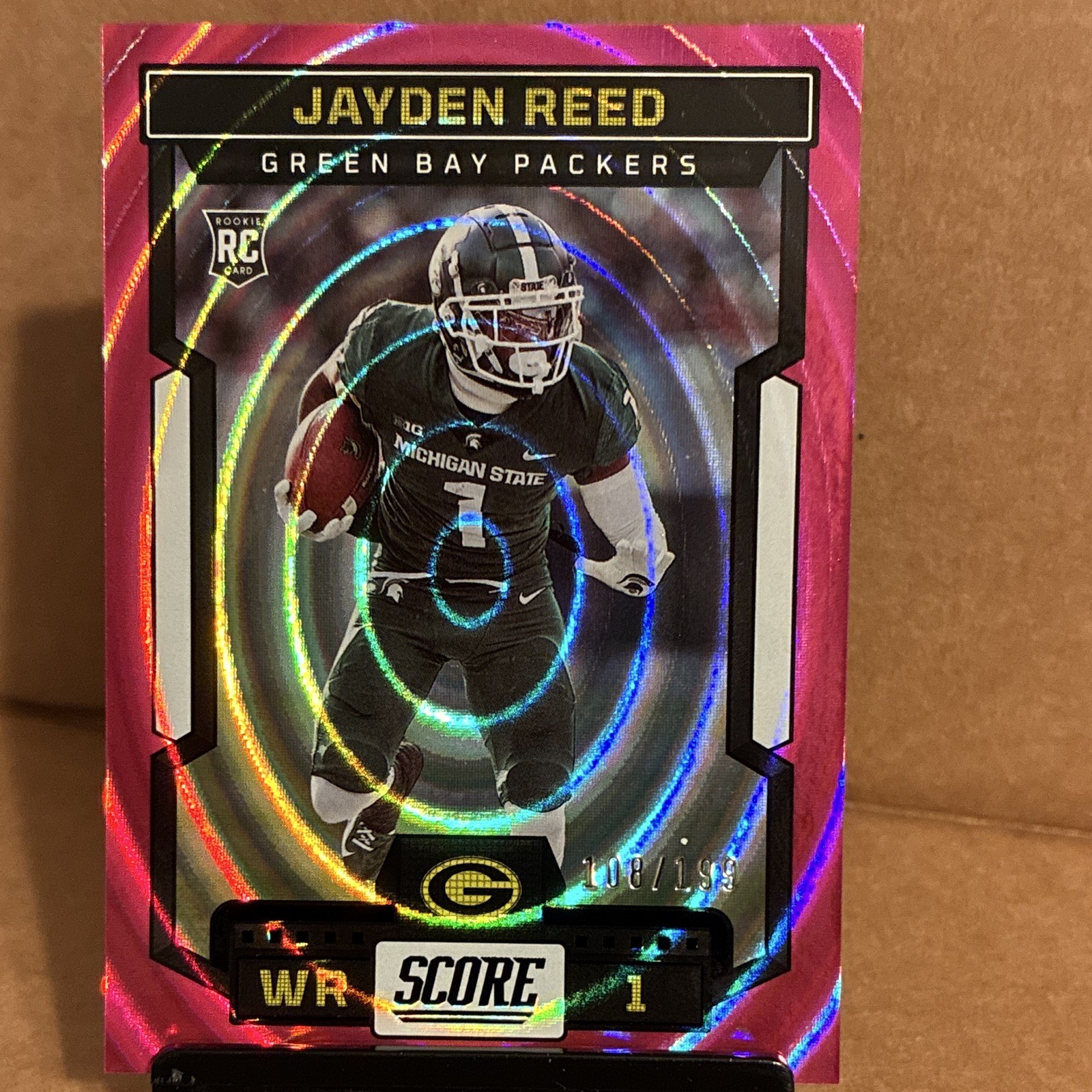 Panini 2023 Score Rookies Jayden Reed Packers RC Ellipse /199 #363