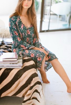 Natalie Martin Fiore Dress in Vintage Flowers Short Size Small