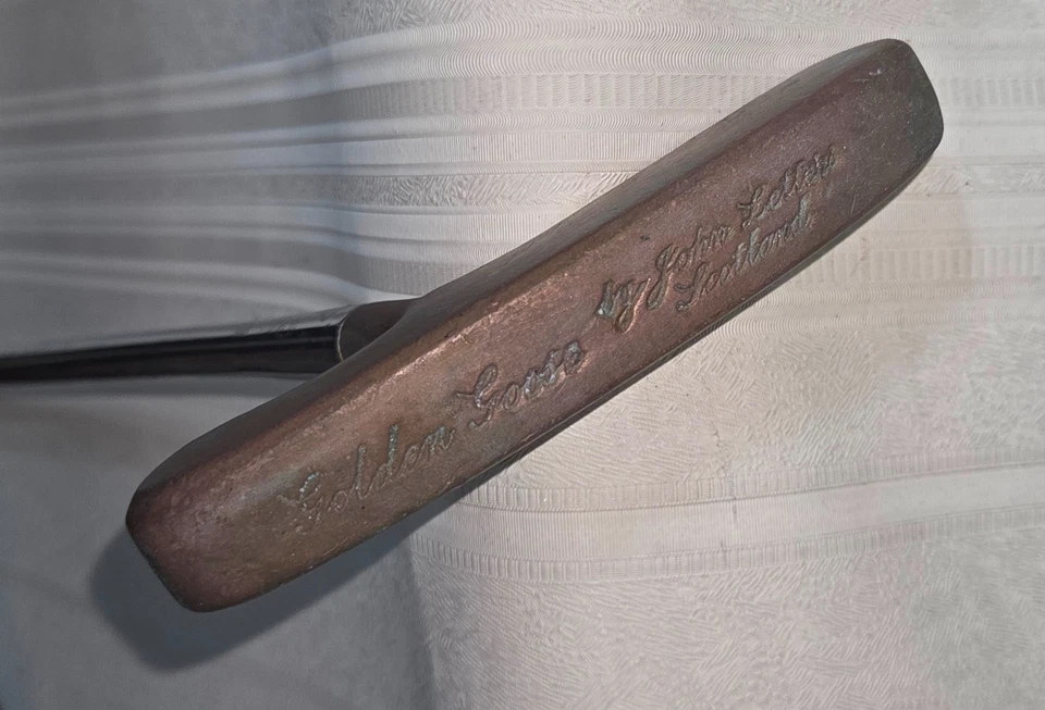 John Letters Scotland Golden Goose Blade Putter/Putter  Steel Shaft 35.5" - Image 2 of 4