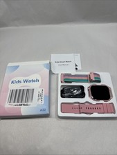 AXYWINBO 4G GPS Call Text Camera Games Smart Watch  PINK  for 4-12 Girls