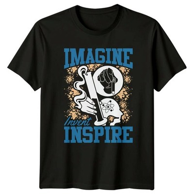Imagine Invent Inspire T-Shirt Chemie Physik MINT Wissenschaft Geburtstag