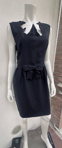 MOSCHINO COUTURE Mini Abito Vintage Scollo Cablato Fiocco Anni 90 RARO Taglia... - Foto 14 di 23