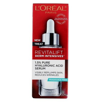 6 Pack L'Oreal Paris RevitaLift Anti-Wrinkle Serum, 1 fl oz