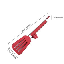 9 Inche Red with Bracket Silicone Food Clip in Kitchen High Temperature Resistan