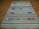 Turkish Oushak(Tree Of life) Fish Design Multicolored Handmade Bohemian Rug 5x8 — photo 3