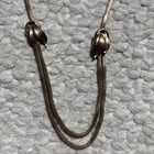 Antique Art Deco Slinky Snake Chain Gold Filled Multi Strand 16.5" V20 12kg — photo 1