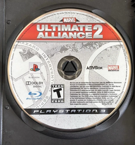 Marvel Ultimate Alliance 2 PS3 (2009) - With Game Stop Case