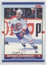 1990-91 Score Young Superstars Mathieu Schneider #18 1dm1