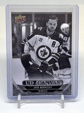 2024-25 Upper Deck Josh Morrissey Black & White Canvas #C-8