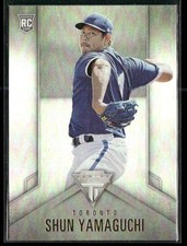 2020 Panini Chronicles Shun Yamaguchi Titanium RC #12 Toronto Blue Jays
