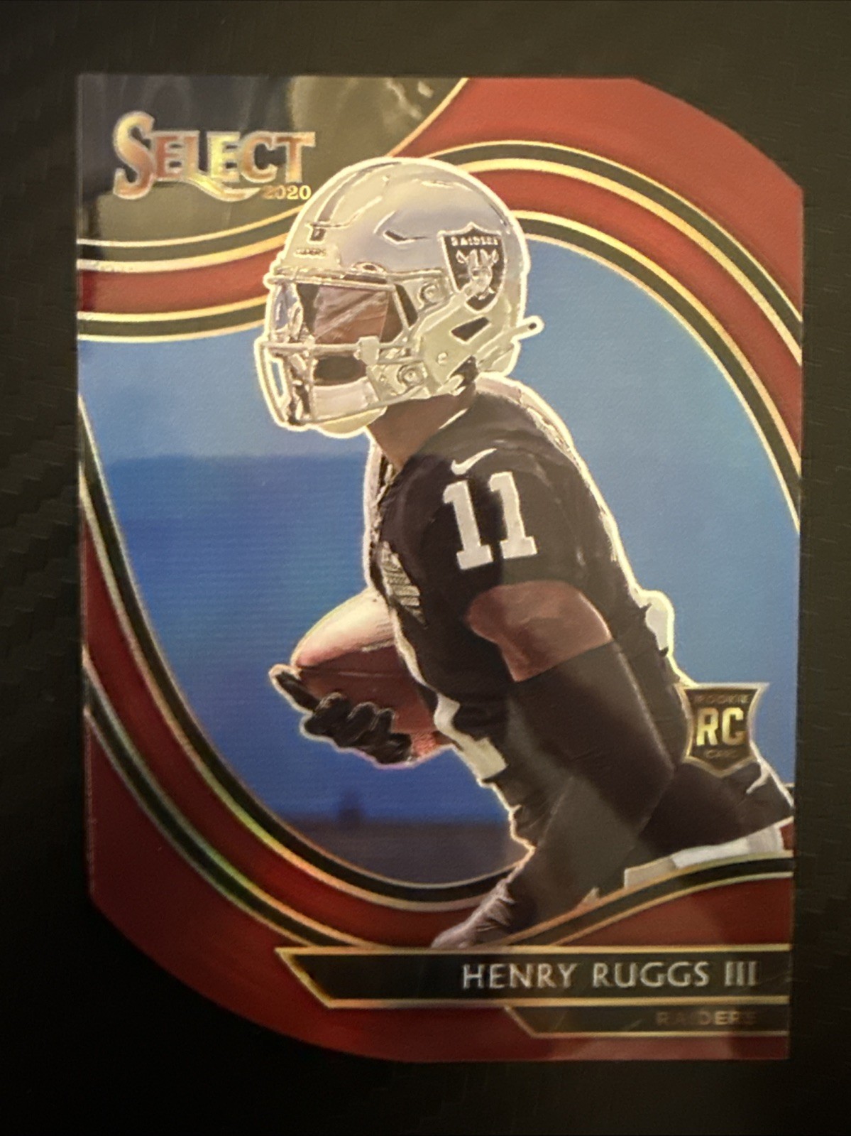 Henry Ruggs III Panini Select #358 Red Die Cut