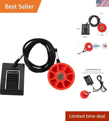 Universal Treadmill Safety Key - Magnetic, Lightweight, Fits Most Brands