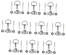 Motorcycle Race Fasteners Quick Release D-Ring 1/4 Turn Race Fairing Fasteners