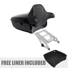 13.7'' King Trunk Pad Mount Rack Fit For Harley Touring Street Road Glide 14-25