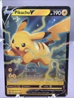 ULTRA RARE Pikachu V SWSH063 Pokemon Black Star Promo Holo Foil Holographic - LP