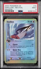 2003 POKEMON EX DRAGON #45 SWELLOW-REVERSE FOIL PSA 9 on eBay