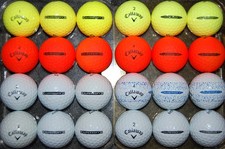 2 Dozen CALLAWAY SUPERSOFT  used Golf Balls AAAAA FREE 2 Dozen TEES