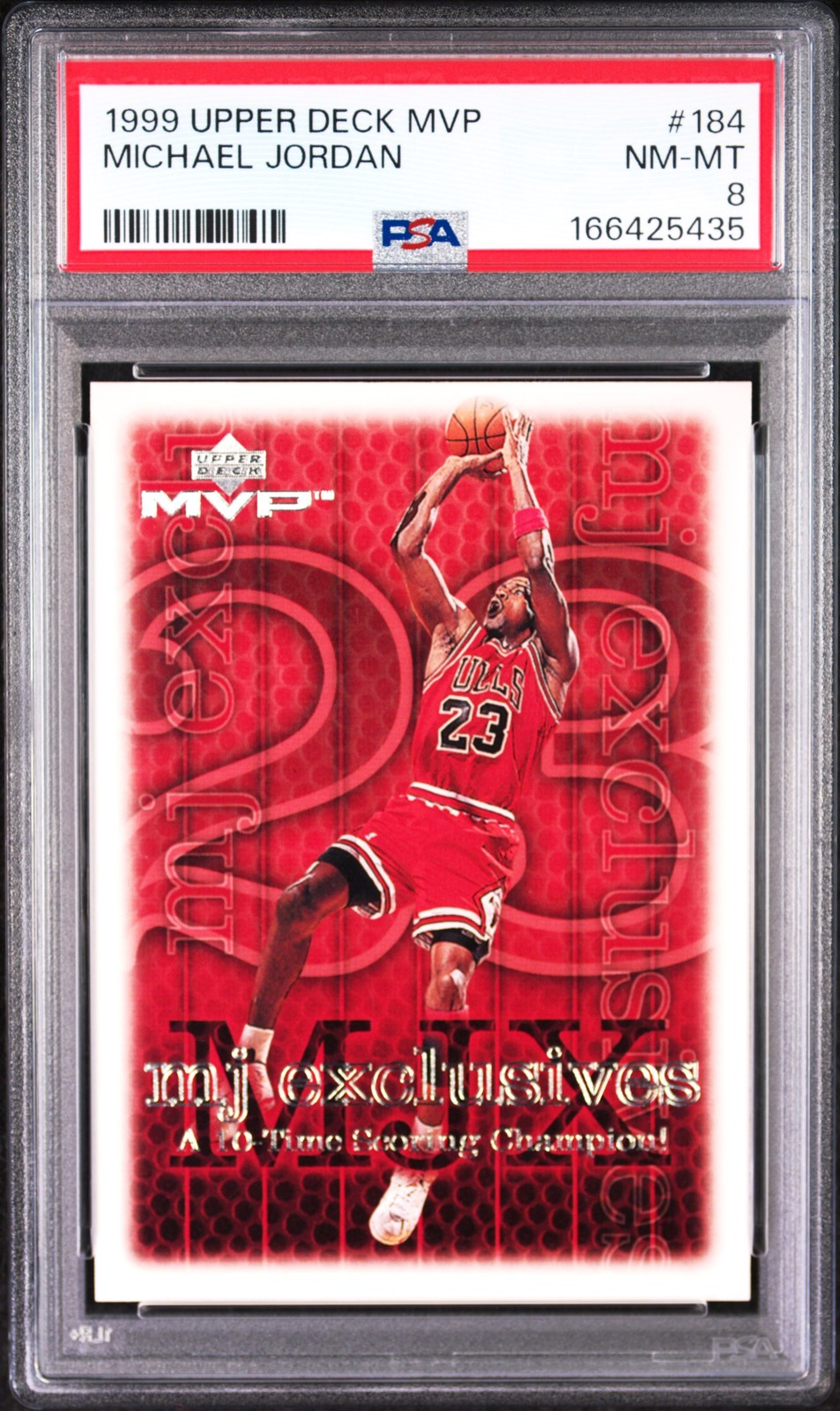 1999 Upper Deck Mvp #184 Michael Jordan PSA 8 NM-MT